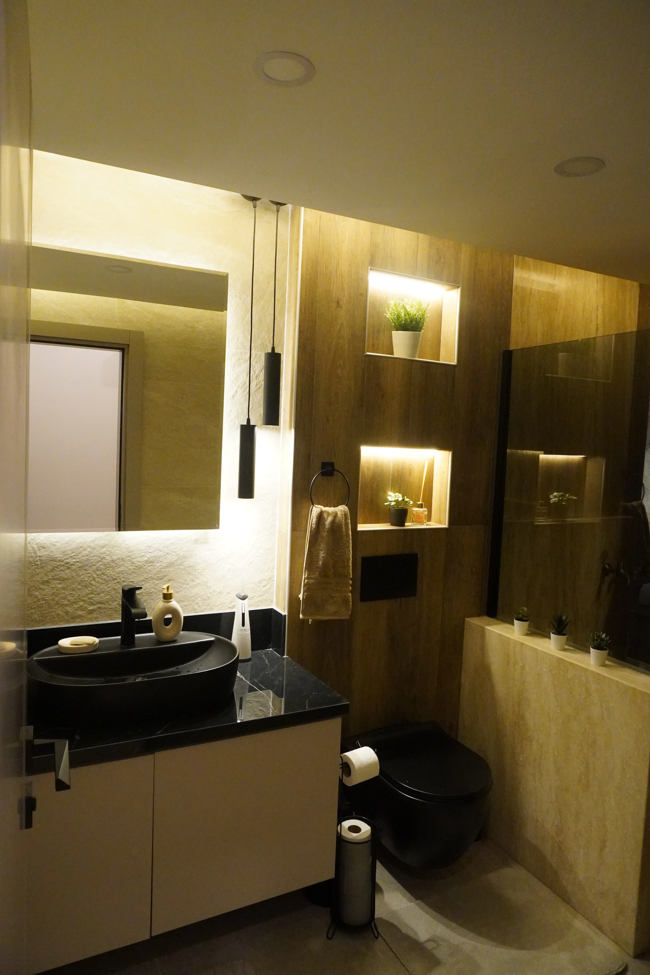 Banyo yenileme için iç mekân görseli