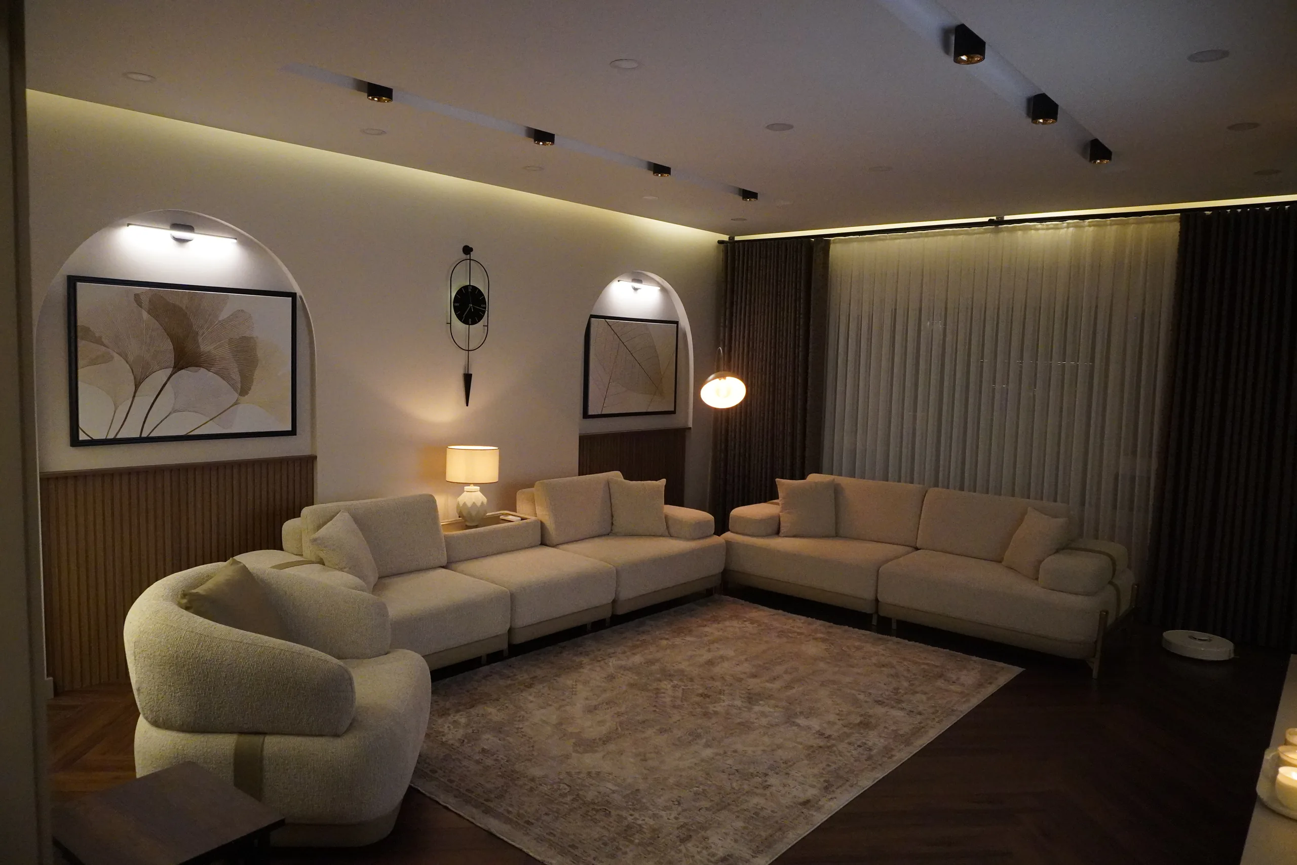 Modern iç mekân tasarım detayı